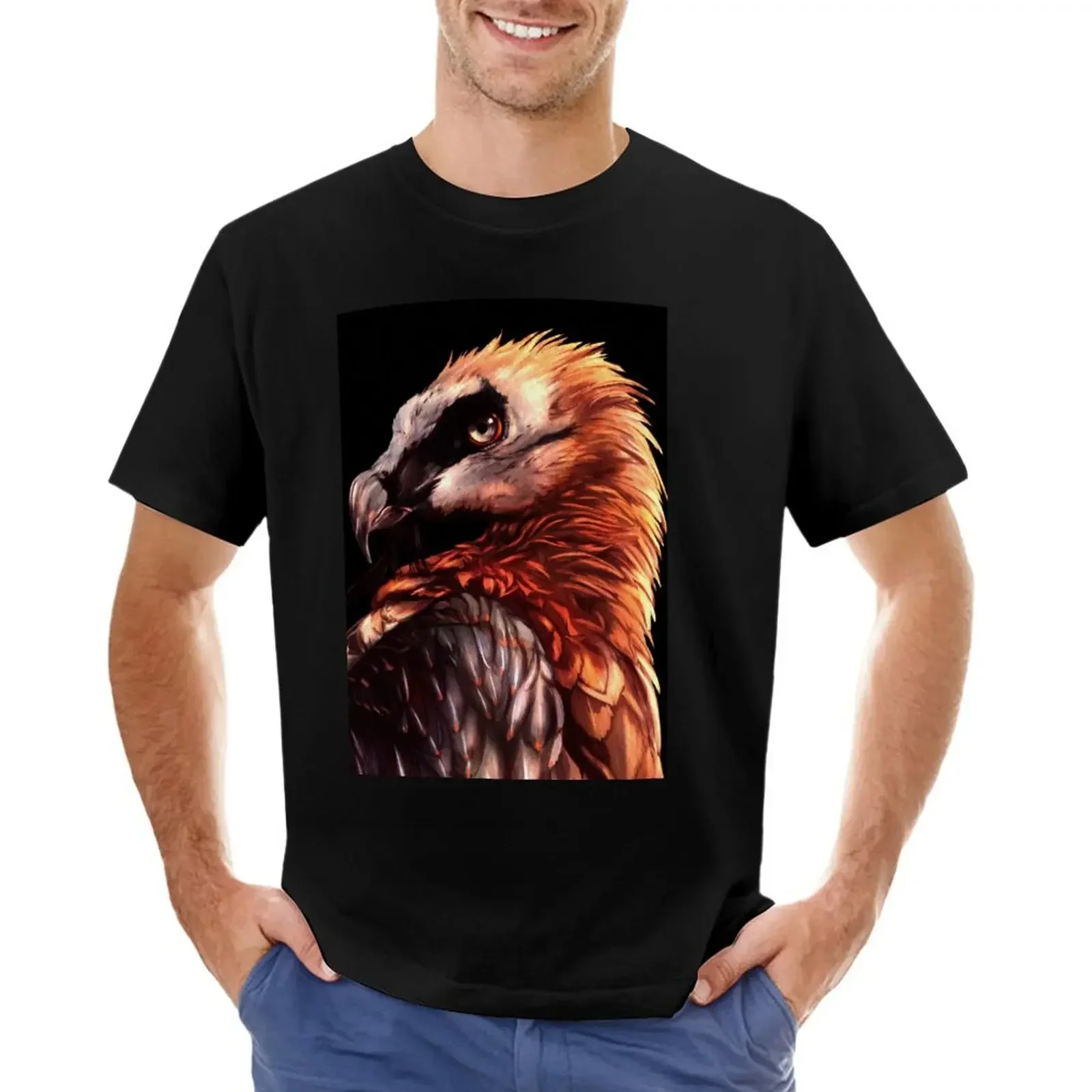 Bearded Vulture T-shirt aesthetic clothes anime clothes Aesthetic clothing mens clothing