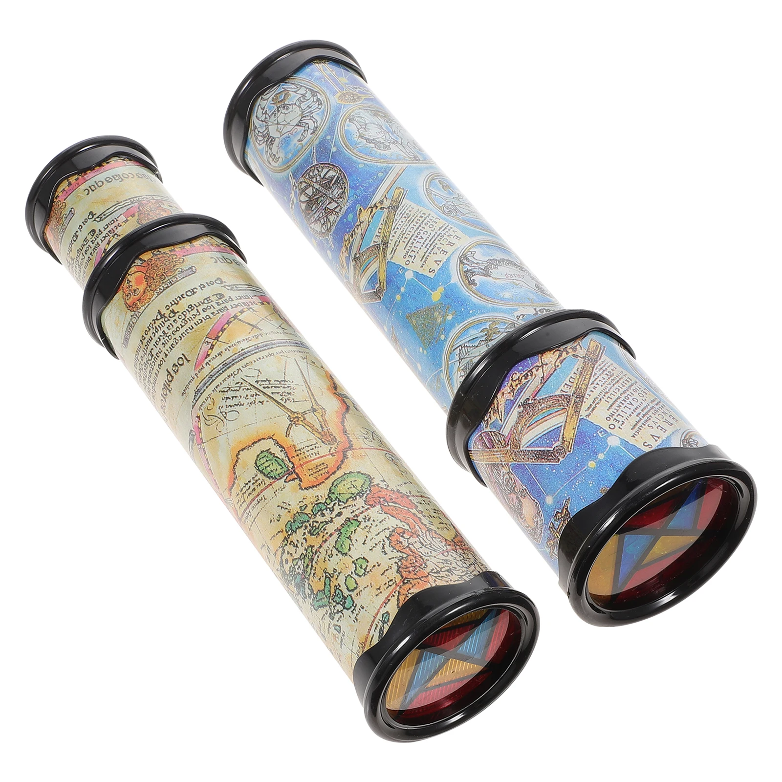 

2pcs Rotating Kaleidoscope 30cm Kids Toys Educational Gifts Scope Vision Development Skills Intellectual Toy