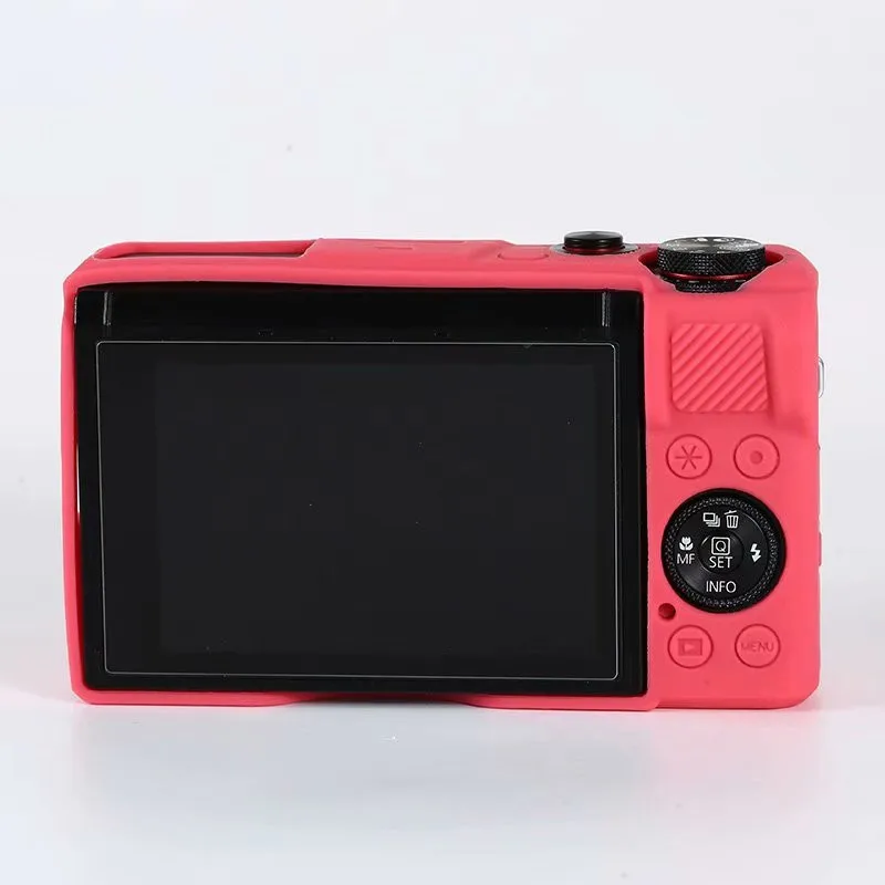 Miękkiego silikonu pancerz skórzane etui obudowa ochronna ciała dla Canon PowerShot G7X MarkIII G7XIII G7X3 lustrzanka cyfrowa torba wideo ochronna