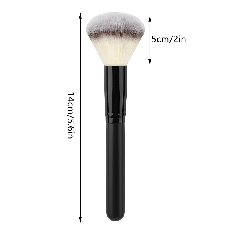 1 pçs pincéis de maquiagem super macios beleza rosto blush pó solto escova grande ferramentas profissionais ferramenta cosmética