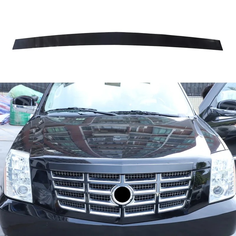 

PVC For 2007 2008 2009 2010 2011 2012 2013 Cadillac Escalade Front Hood Trim Decal Stickers Car Accessories
