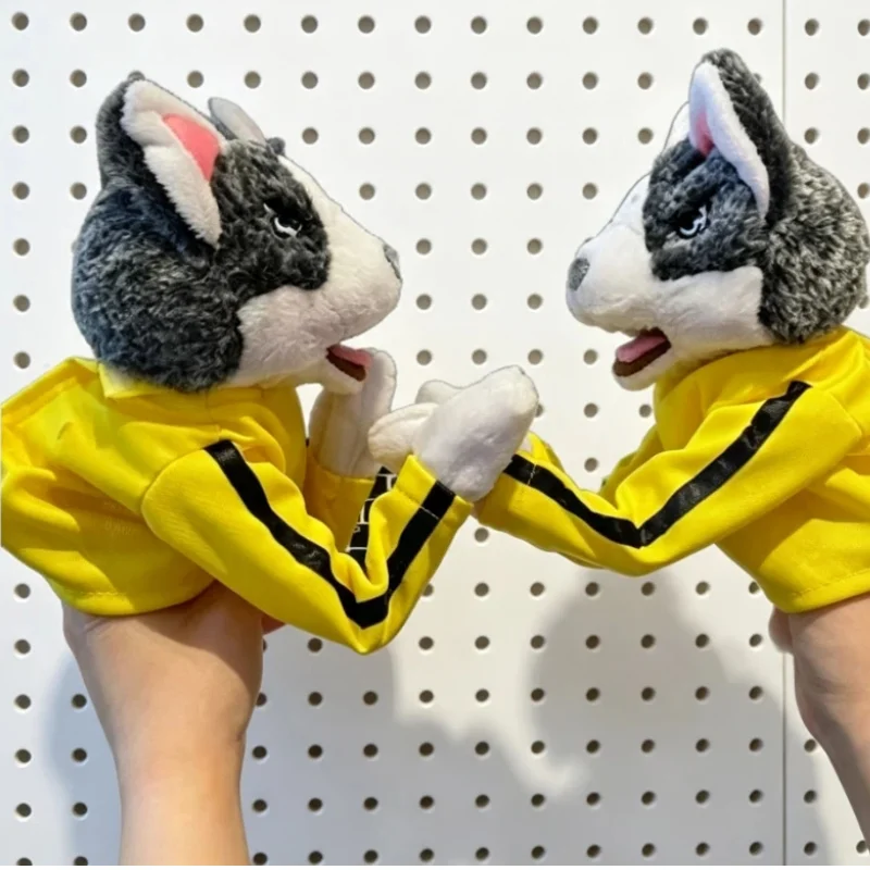 Husky Boxer Toy Funny Gloves Plush Interactive Vocal Doll Funny Toy Game Props Surprise Holiday Toys Gifts For Good Friends