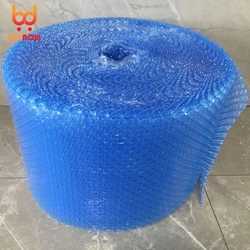 3~20m roll Blue Packaging bubble film roll thickened anti pressure pad express Mail box filler Fragile packaging bubble film