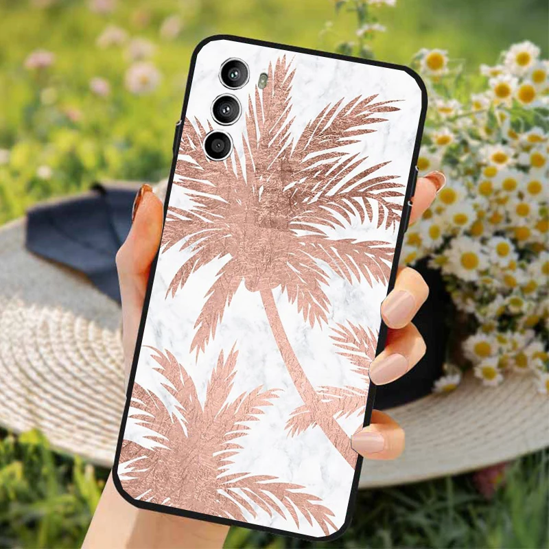 

Phone Case for Moto Edge 50 40 Pro Edge 40 30 Ultra Neo Fusion G Power G Stylus G Play E32 E20 E40 Rose Gold