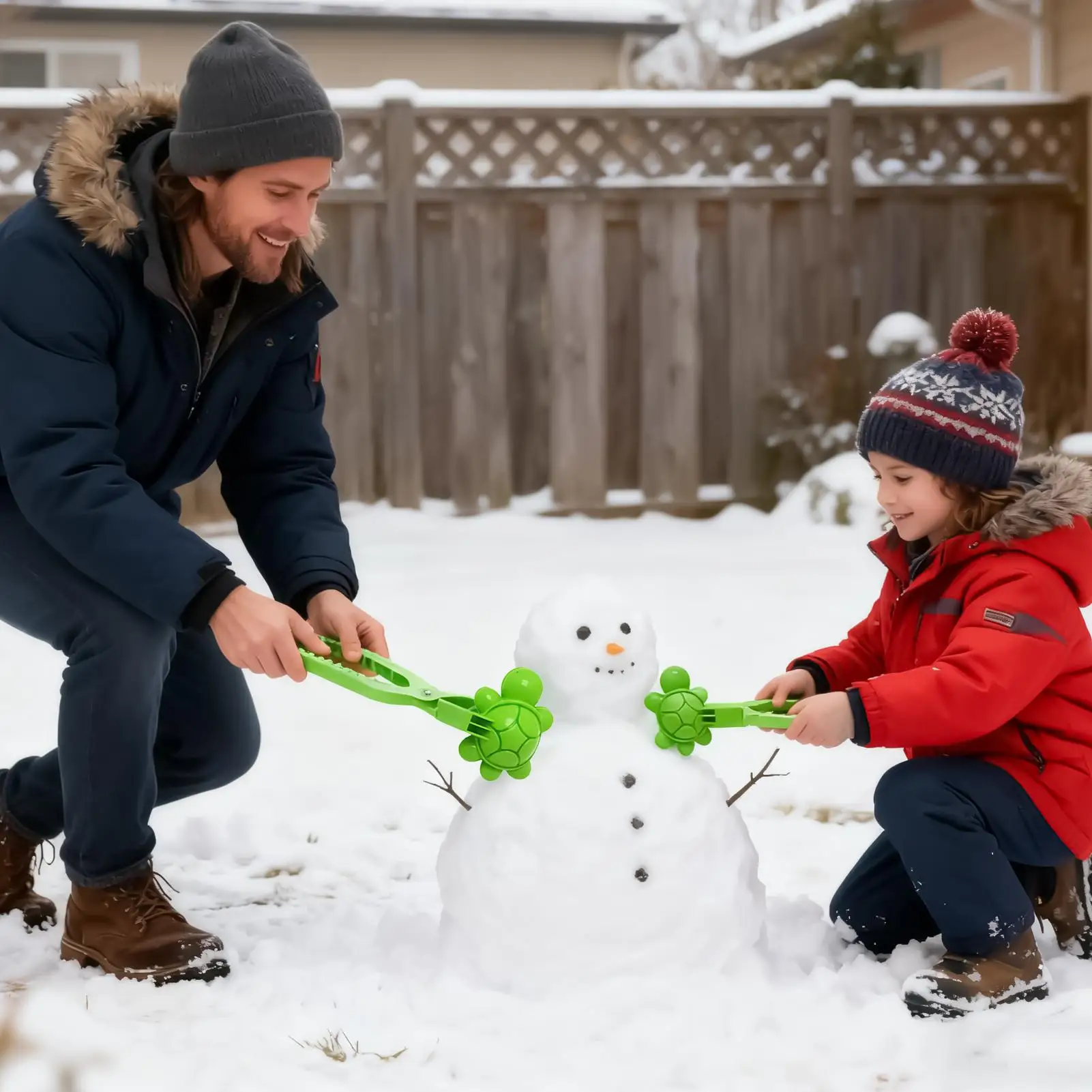 Brinquedos de inverno ao ar livre bonito diversão brinquedos de praia inverno animal neve bola shaper moldes para crianças meninos adultos quintal ao ar livre gramado pátio jardim