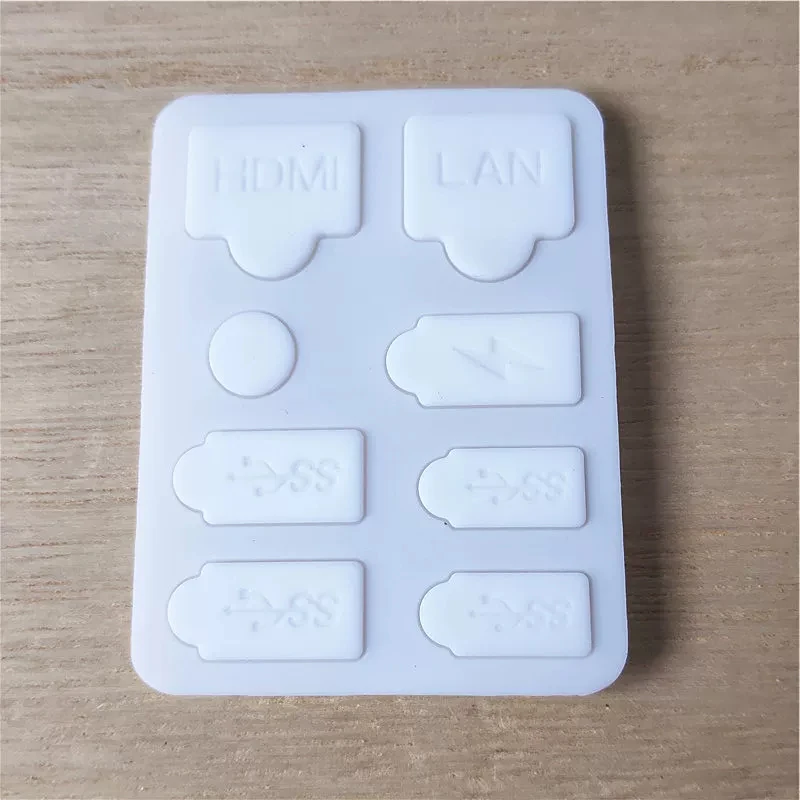 1Set Dust Plug Prevent Protective Cover Silicone Case Anti-dust USB Ports Dustproof Kit For PS5 Slim Console Accessorie - view 3