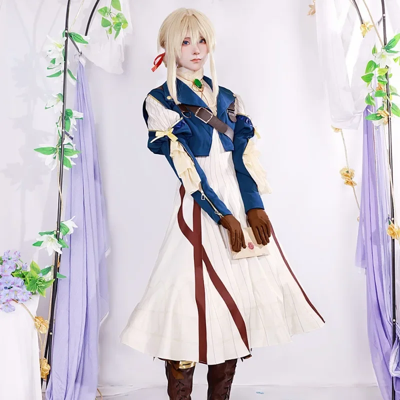 Anime Violet Evergarden Cosplay Costumes Halloween Carnival Outfit Violet COS Server Game Anime Cosplay Costumes Lolita C-suite