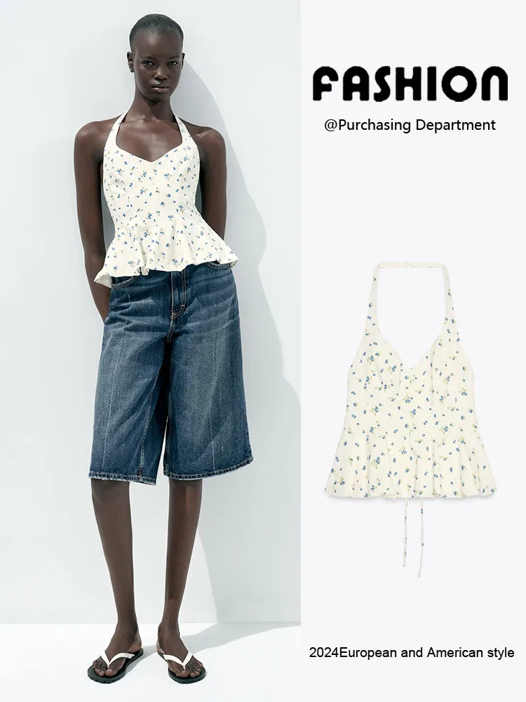 

Летний 2025 Новинка: Женский сексуальный топ с цветочным принтом из шелка, с открытыми плечами, в этническом стиле, для выступлений, китайское платье-ципао, одежда