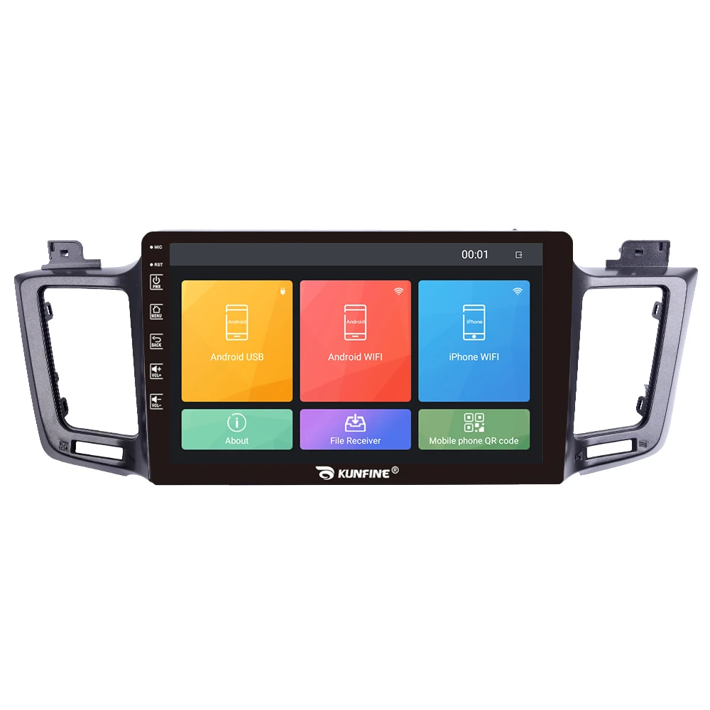 For Toyota RAV4  LHD 10 inch Headunit Device Double 2 Din Octa-Core Quad Car Stereo GPS Navigation android car radio