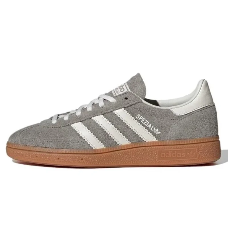 

Adidas Originals Handball Spezial серебристый галька серый низкие модные мужские и женские туфли для скейтбординга повседневные кроссовки для пар IG1966