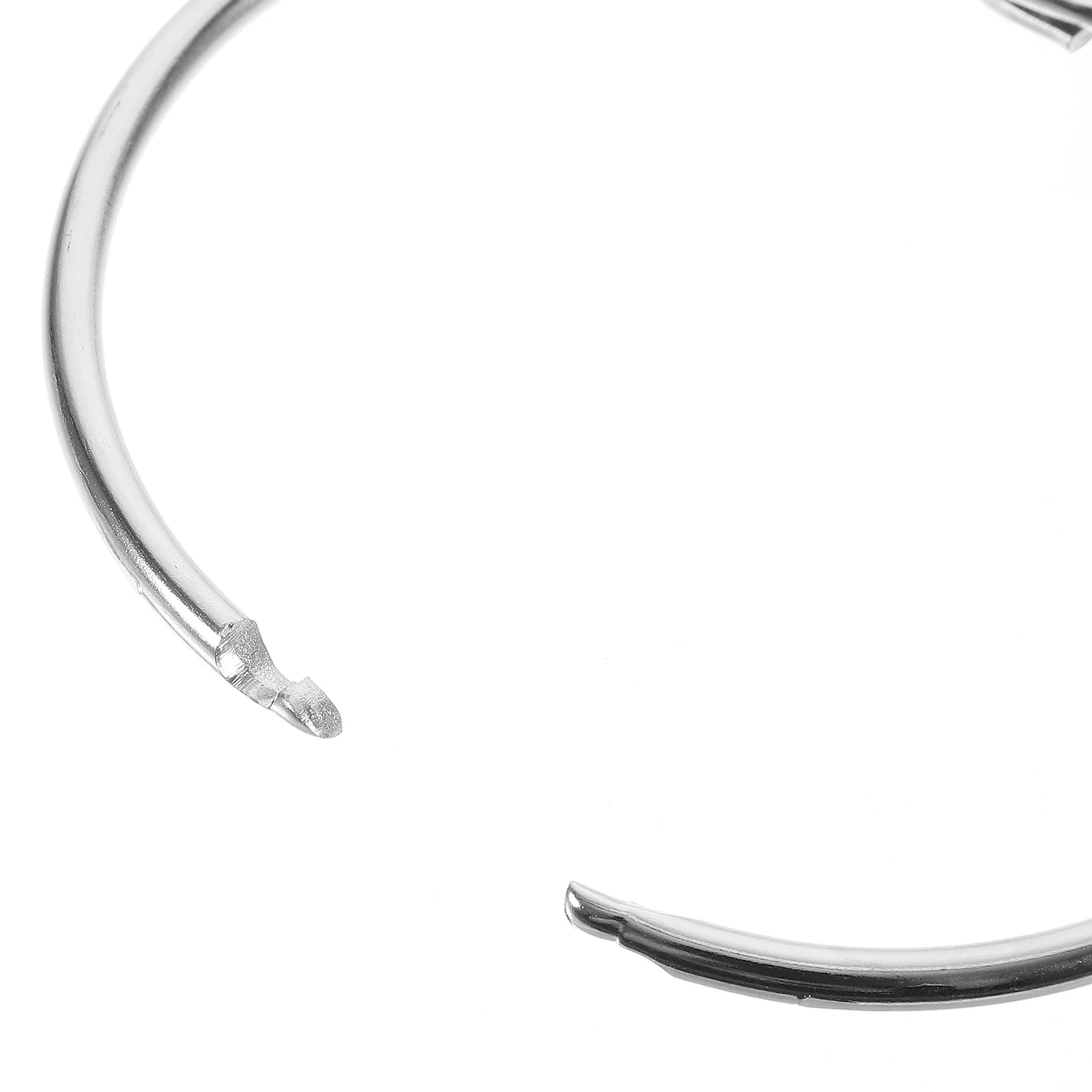 

12pcs Book Binder Rings Metal Loose Leaf Binder Rings For Diy Index Card Organizer Craft Scrapbook Keyring Binding Ring Buckles