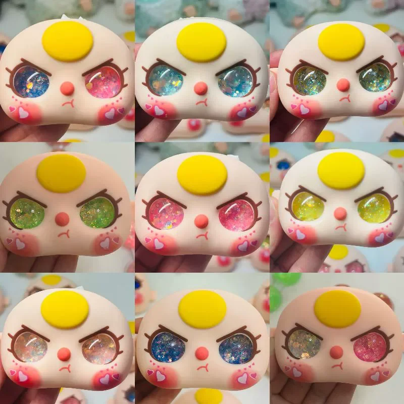 

In Stock Baby Three 100% Doll Accessories Medium Face Flowing Sand Eyes All-Over Flowing Sand Design Lily Rabbit Town 100-Piece