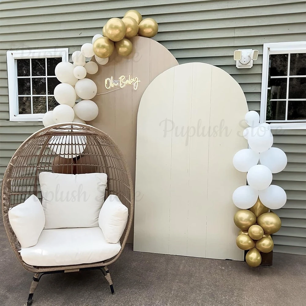 40Pcs Boho White Sand Balloons 10inch Chrome Gold Pink Blue Green Latex Balloons for Baby Shower Wedding Birthday Party Decor