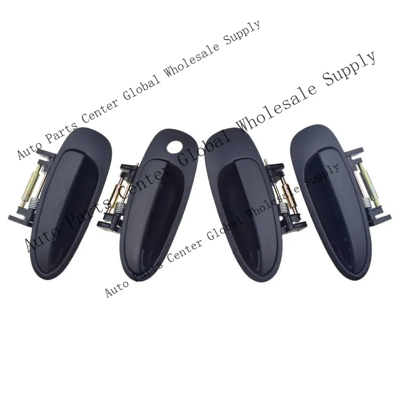 L+ Outside Door Handle Black Front / Rear Left / Right for Toyota Avensis 1997-2003