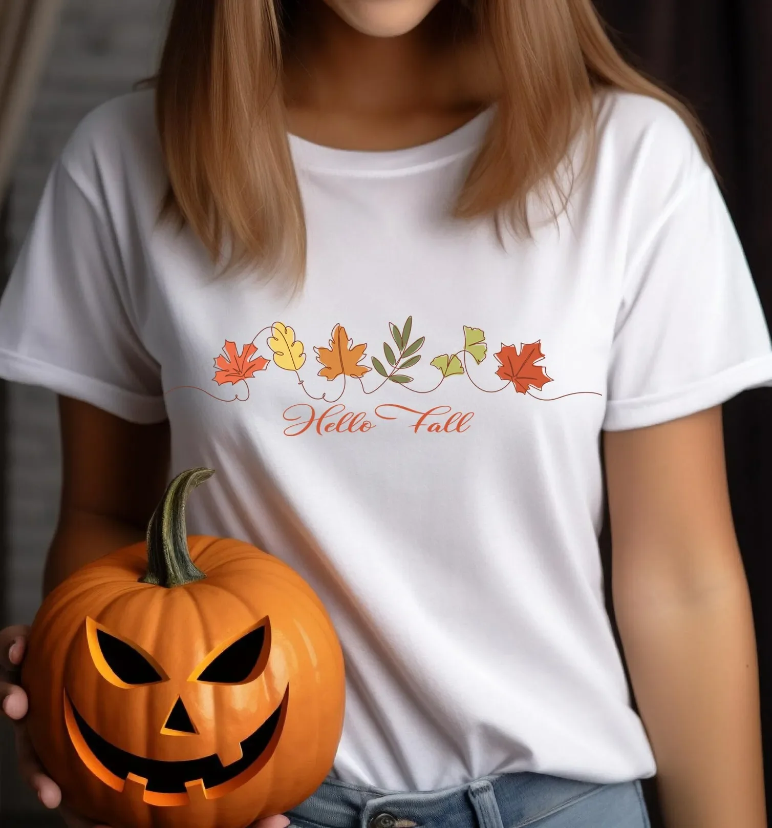 Minimalist Fall Flowers T Shirt Clothing Teacher Its Yall Pumpkin Season Autumn