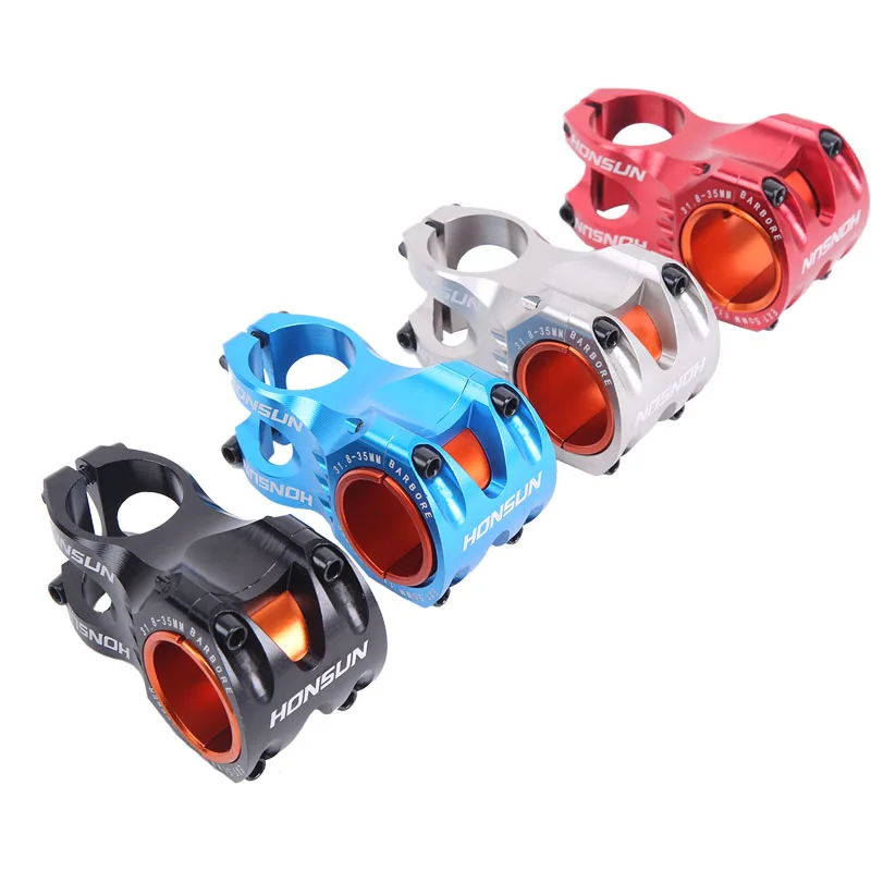AliExpress NONE HONSUN MTB Stem Mountain Bike Short Bridge Road Bicycle width 50mm Handlebar attachment Stem 31.8/35mm Riser Light weight