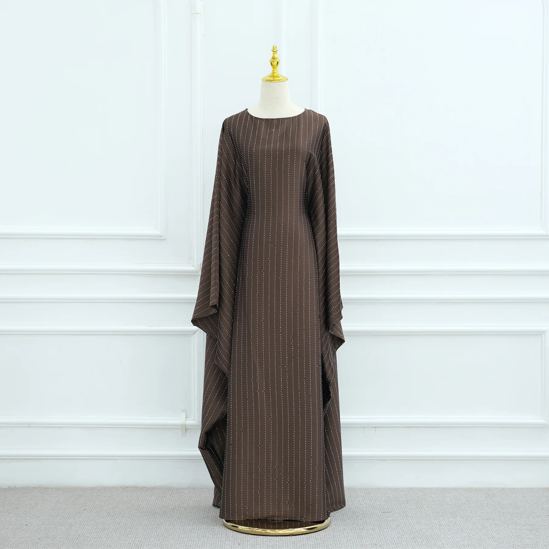 Eid Arabo Musulmano Donne Caftano Abbigliamento Ramadan Lusso Dubai Abaya Abito Islamico Party Outfit Moda Turchia Diamond Robe
