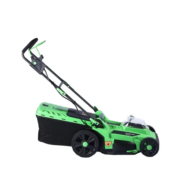 

Cordless Electric Lawn Mower 48V Battery Powered Hand Push Grass Trimmer Garden Tool