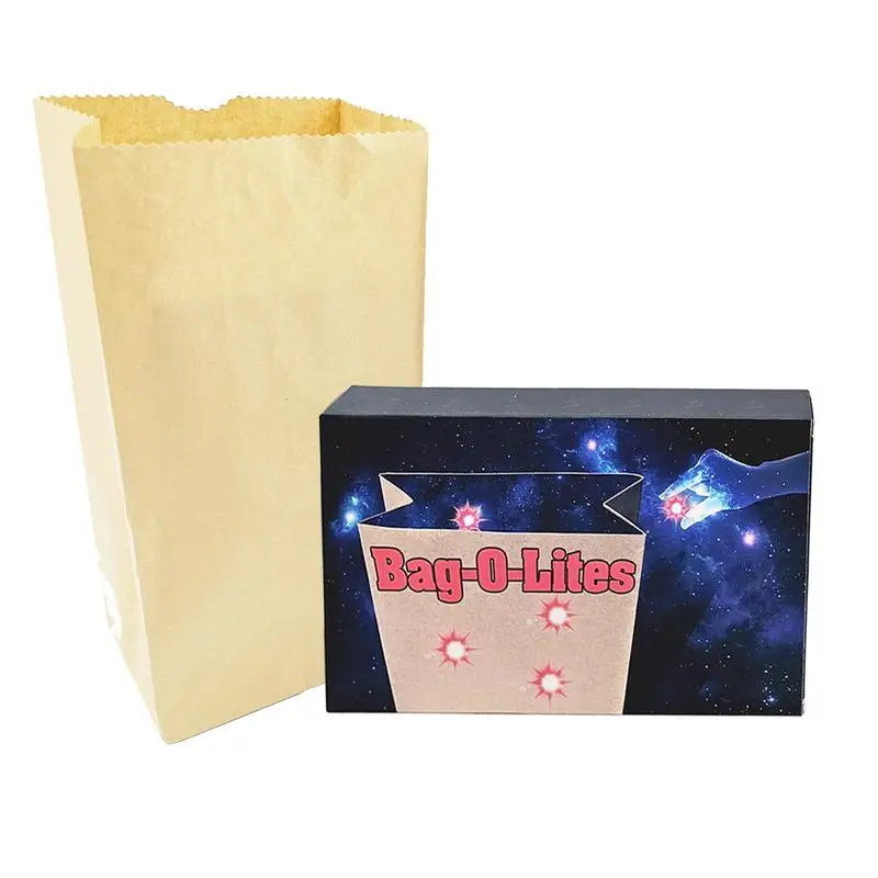 Magic Stage Illusion Gimmick Props Cool Close Up Magic Produce Bag Unique Appear Light Magic Classic Toys For Family Gathering