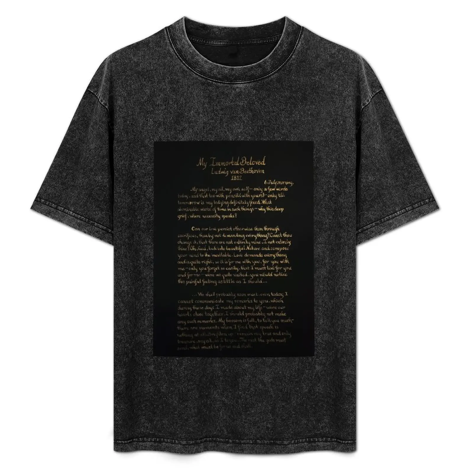 

Beethoven - My Immortal Beloved (Page1 of 3) T-Shirt man t shirt luxury t shirts for man pack white T-Shirt