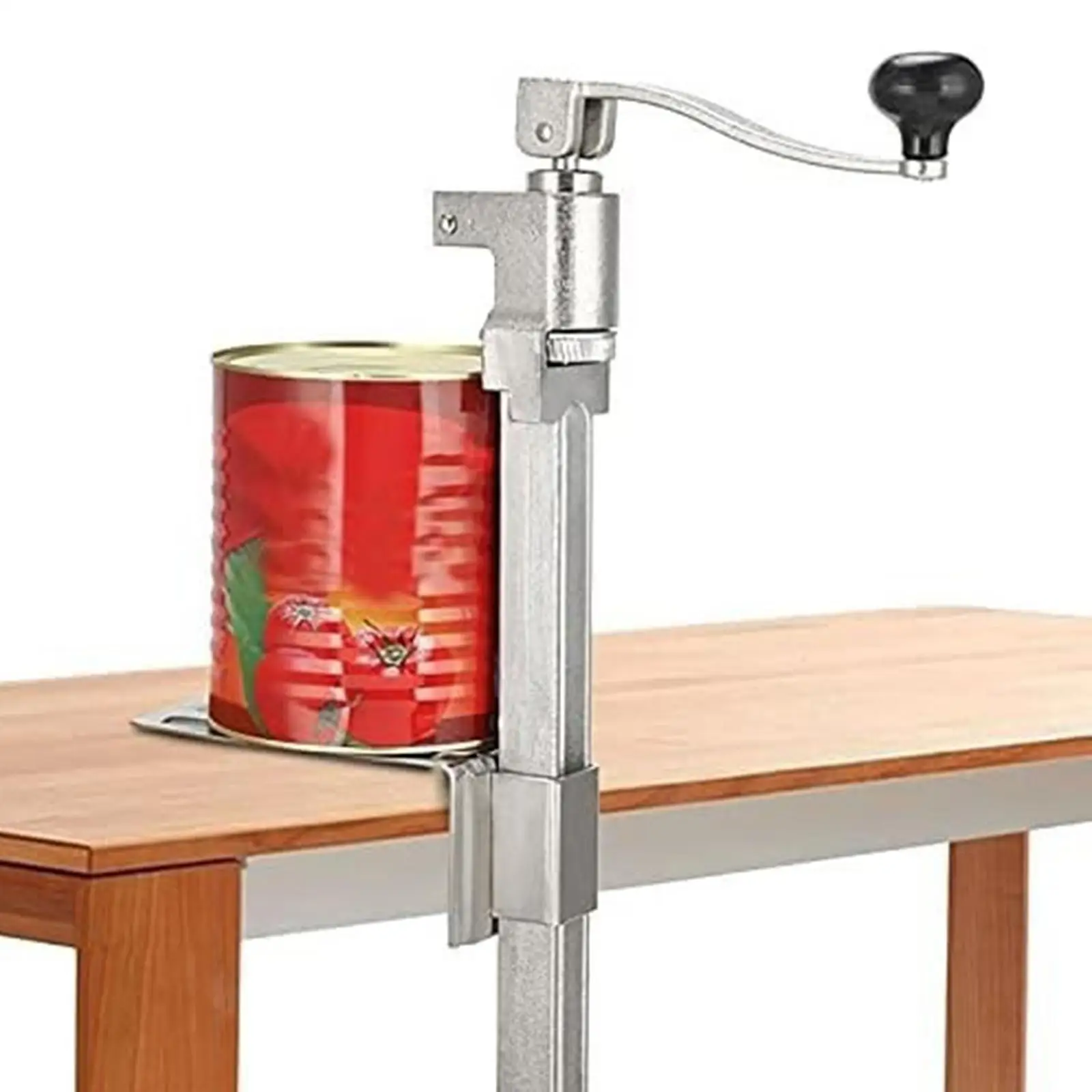 Manual Table Can Opener with Clamp Base Heavy Duty Manual Tin Open Commercial Can Opener for Bar Hotel Kitchen Commercial