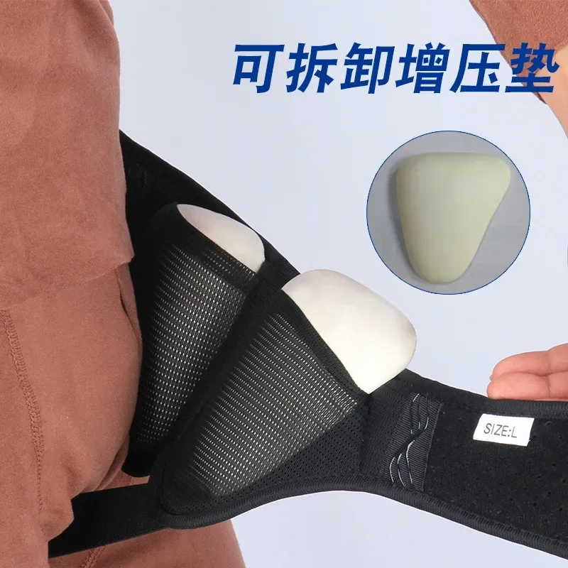 Adult Hernia Pain Relief Recovery Belt Man Inguinal Groin Support Inflatable Hernia Bag with 2 Removable Compression Pads Care패딩