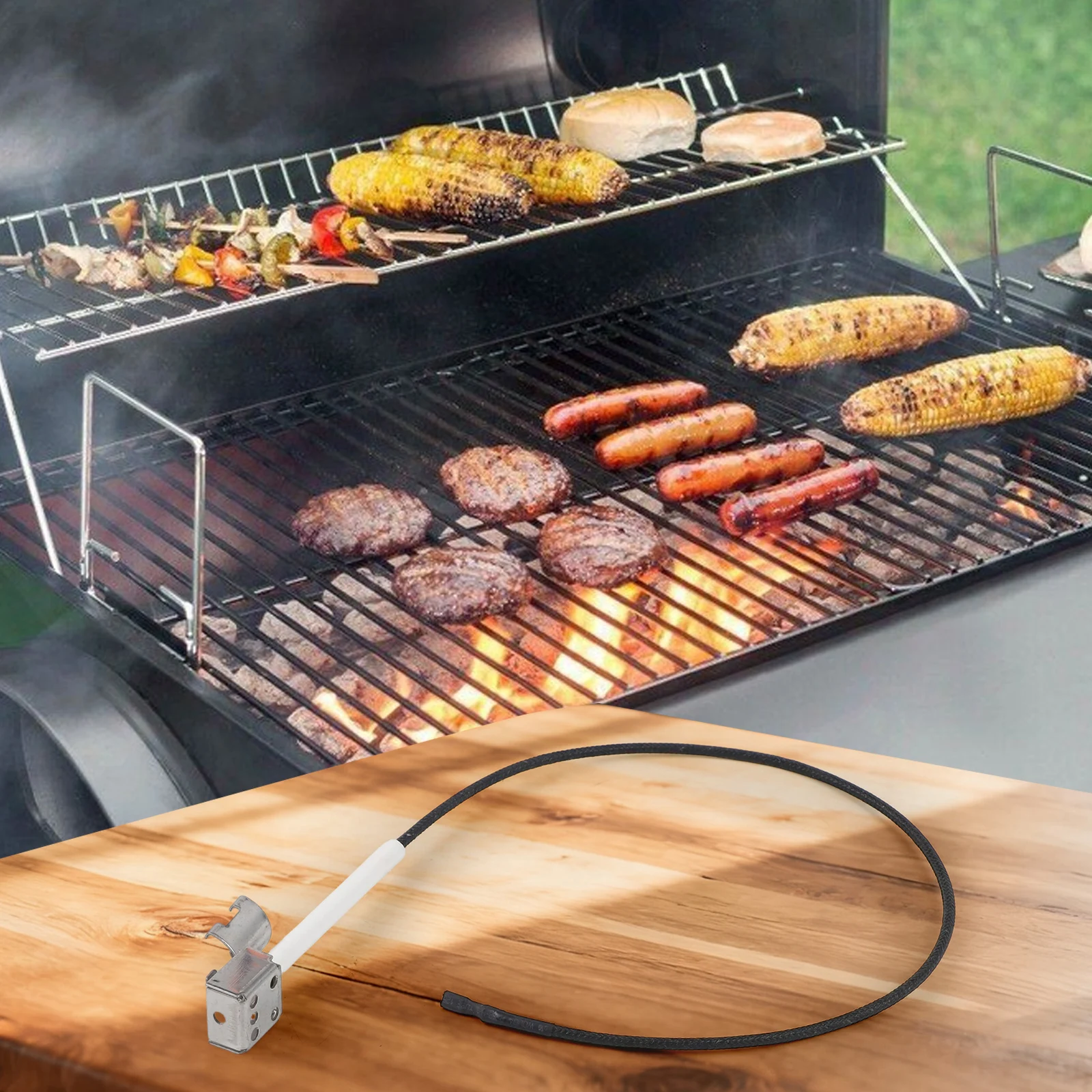 For Master for forge and For Charbroil Grill Electrode Igniter Replacement Part Ignition Induction Needle for Outdoor Grill Use