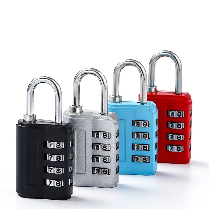 Mini Cabinet Door Lock Home Backpack Luggage Bag Student Dormitory Jian Shengfang Padlock 4 Digit Password Anti-theft Lock