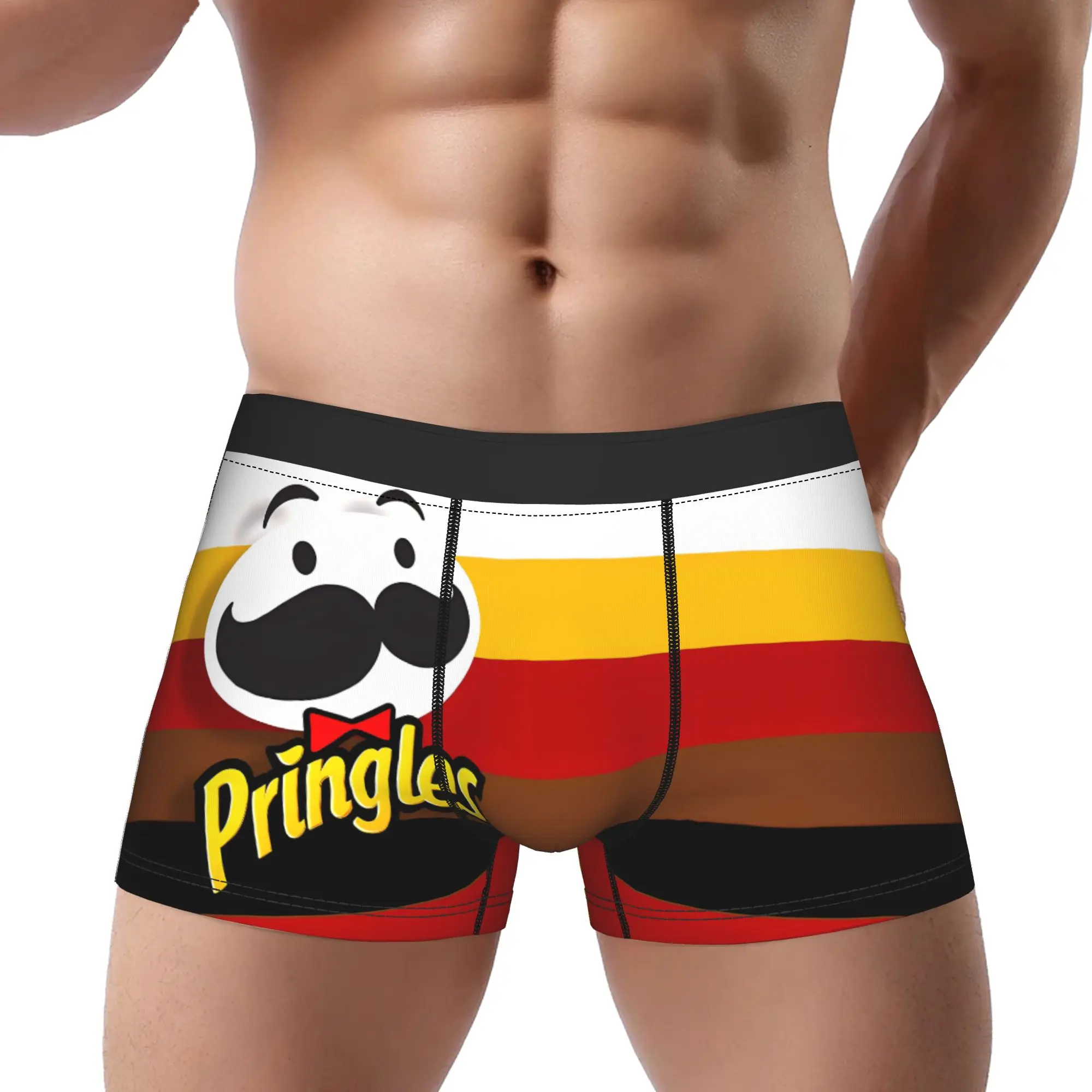 Pringles 12 Calzoncillos Transpirables para Hombre, Ropa Interior Ventilada, Shorts Tipo Bóxer