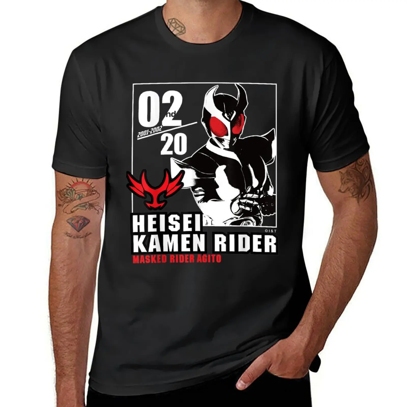 Kamen Rider Agito Heisei Rider T-Shirt sublime oversized mens vintage t shirts