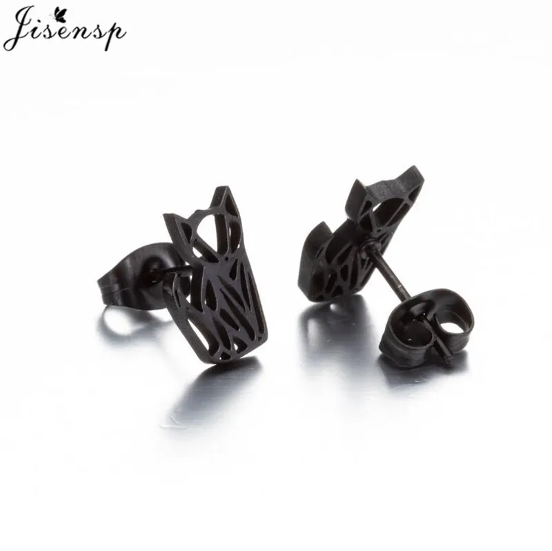 Cartoon Animal Earings Multiple Stainless Steel Cat Stud Earring for Women Girls Small Dog Paw Ear Studs Funny Jewelry Oorbellen