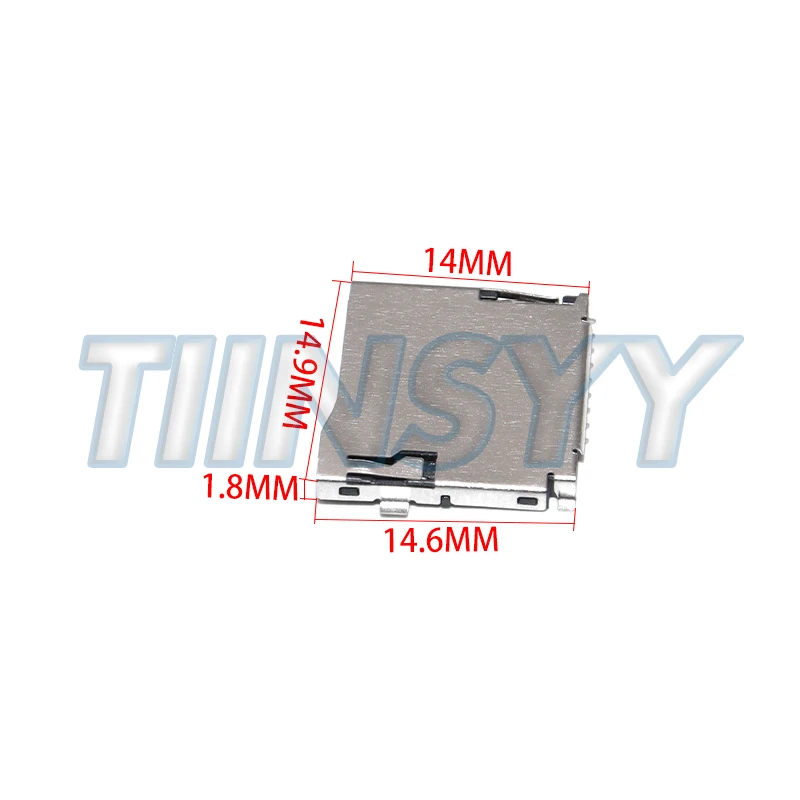 10PCS 9Pin Micro SD Card Slot Connectors, Size 14*15mm TF Card Deck, Fit For Phone, Tablet, Vehicle Navigation The Pop-up