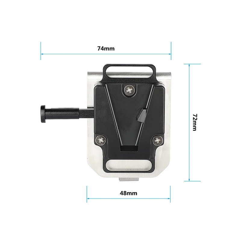 HDRIG Mini V-Lock Quick Release Adapter With Belt Clip & 1/4\