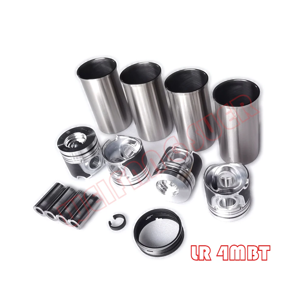 Set of piston group for Yituo YTO engine LRC4110T57 / LR4MC-T77-2 / LR 4MBT / LR4M3L-15