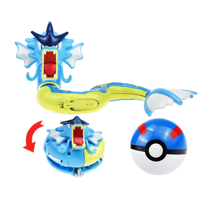 أنيمي بوكيمون تشوه Pokeball بيكاتشو Psyduck Charizard Mewtwo أنيمي الشكل دمية نموذج Poké الكرة هدايا عيد الميلاد اللعب #1
