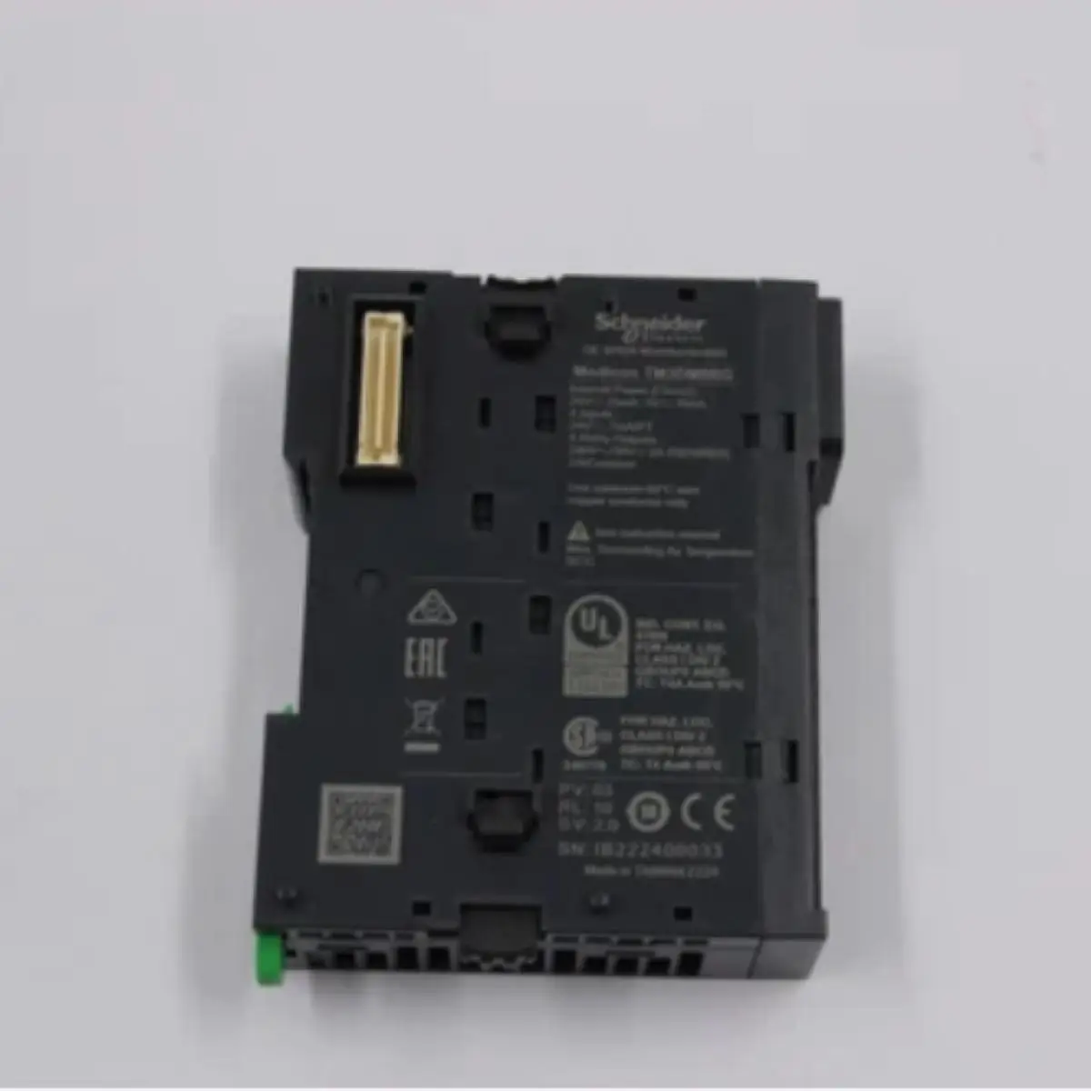 

TM3DM8RG discrete I/O module, Modicon TM3, 8 IO, 4 inputs, 4 relay outputs, spring, 24V DC