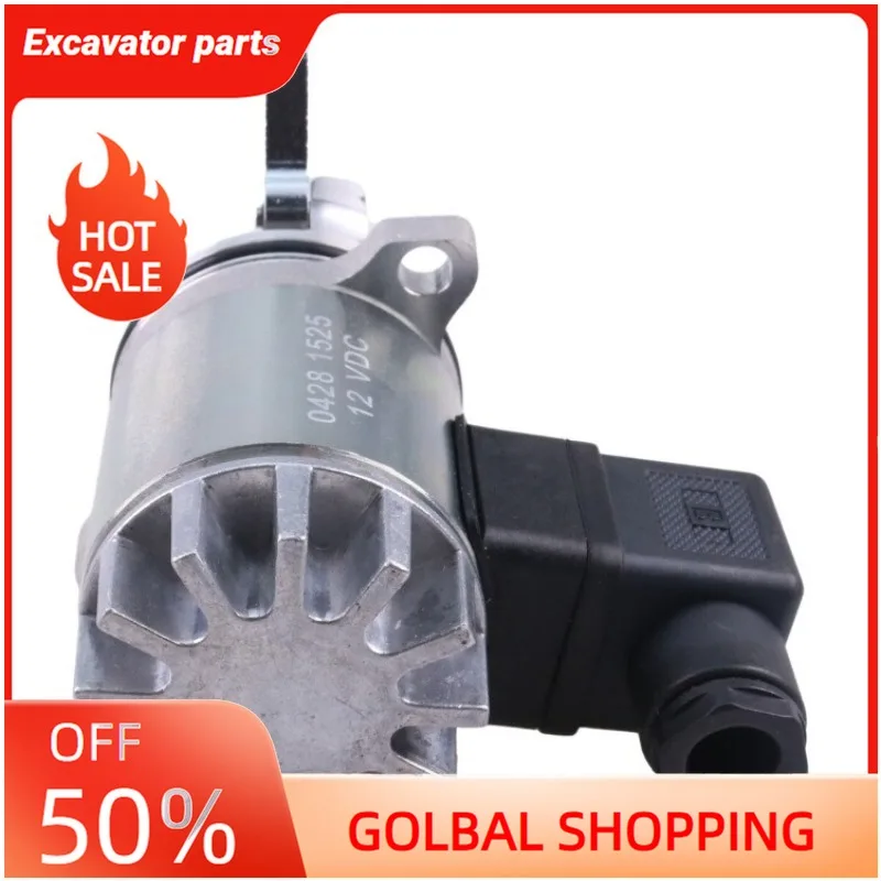 12V ShutOff Solenoid Valve Actuator 04281525 For Deutz Engine F4L2011 BF4M2011