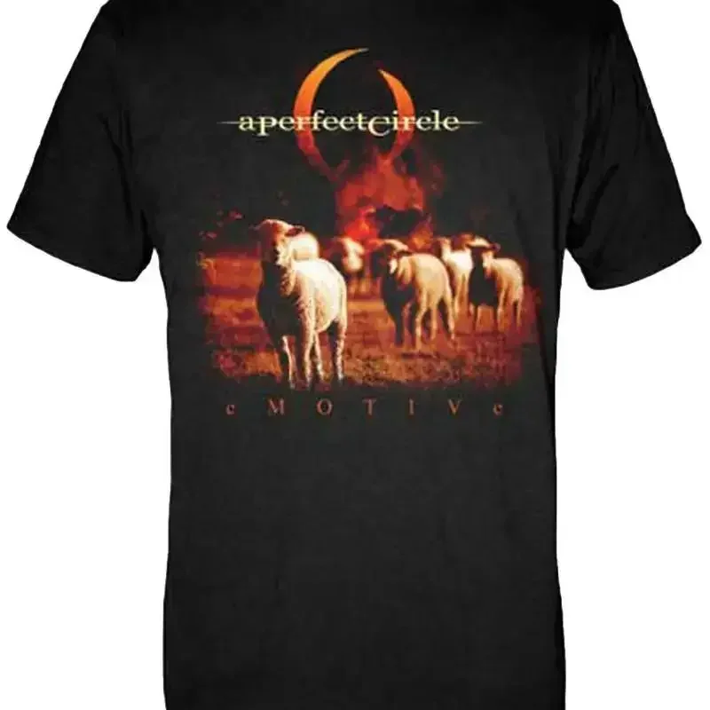 Official A Perfect Circle E Motive Adult TShirt Retro Rock Music Band Maynard