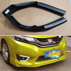 For Honda Jazz Fit 2014 2015 2016 Year Front Bumper Lips Body Kit Accessories 2 Pcs