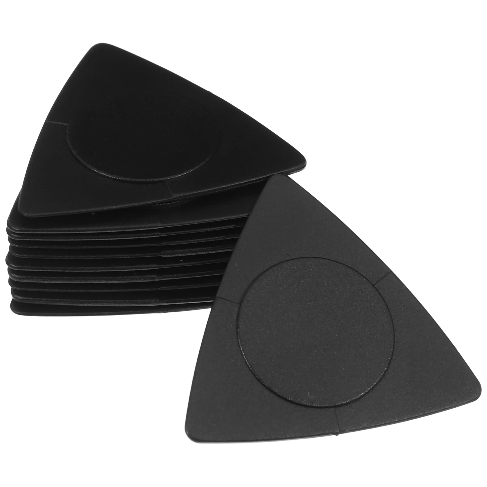 

20pcs Guitar Picks Acoustic Triangle Thumb Plectrum Black Anti Slip 0 5mm 0 75mm 1mm ABS Material Accessories