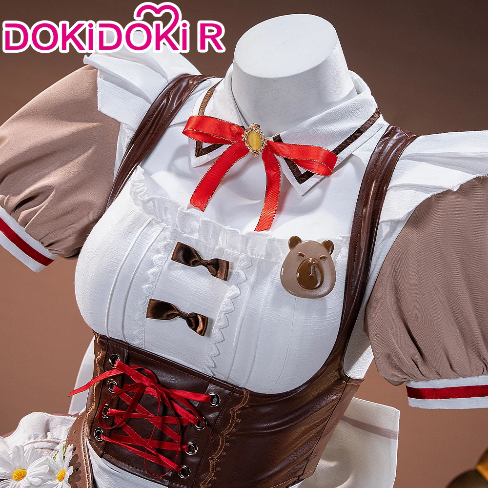 

2026 CHISA Christmas Cosplay Plus Size CHISA Cosplay Costume Game Wuthering Waves【S-3XL】DokiDoki-R Women Cute Brown Maid Dress