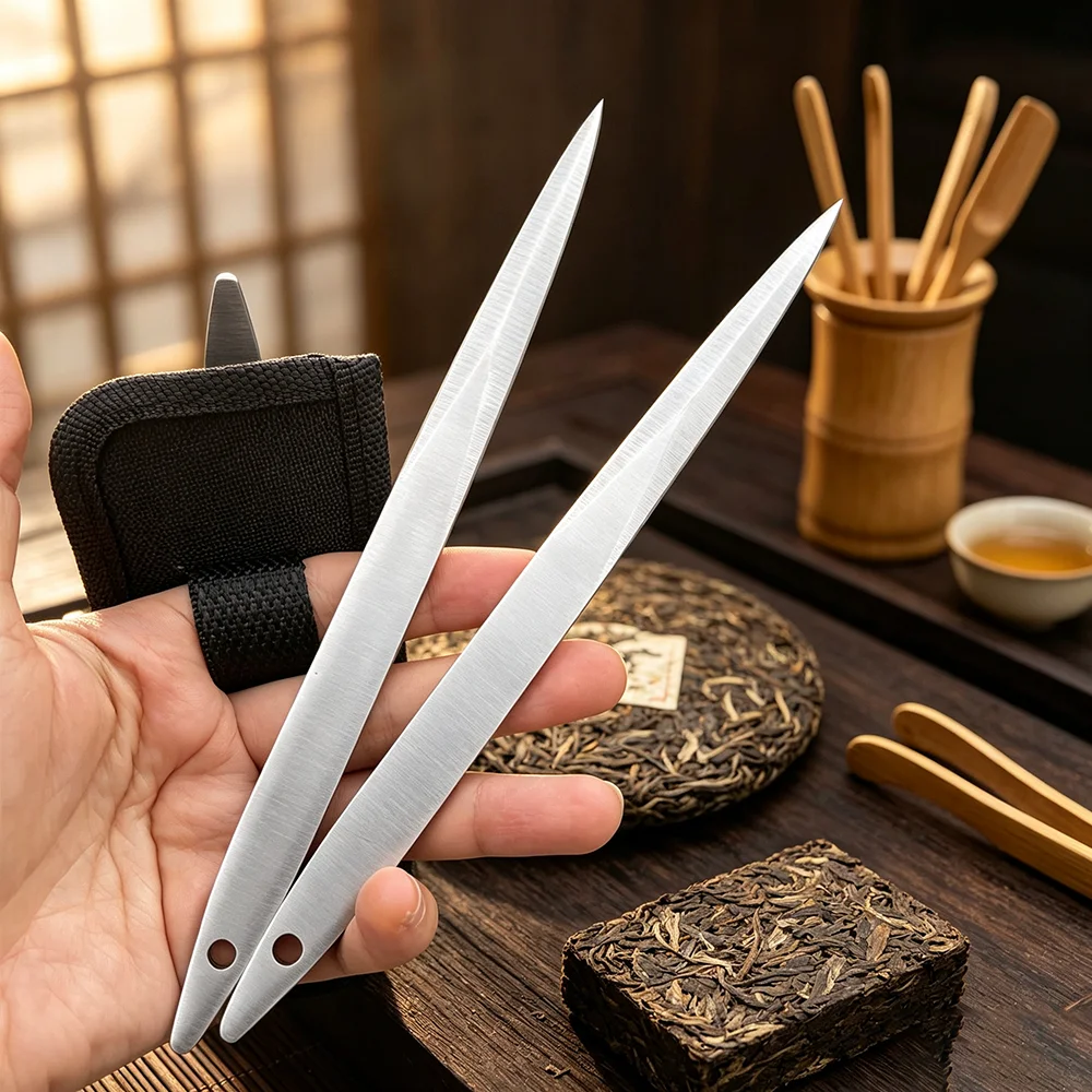 Nóż kolekcjonerski 2w1, nieost – Outdoor Camping Knife recenzja i cena