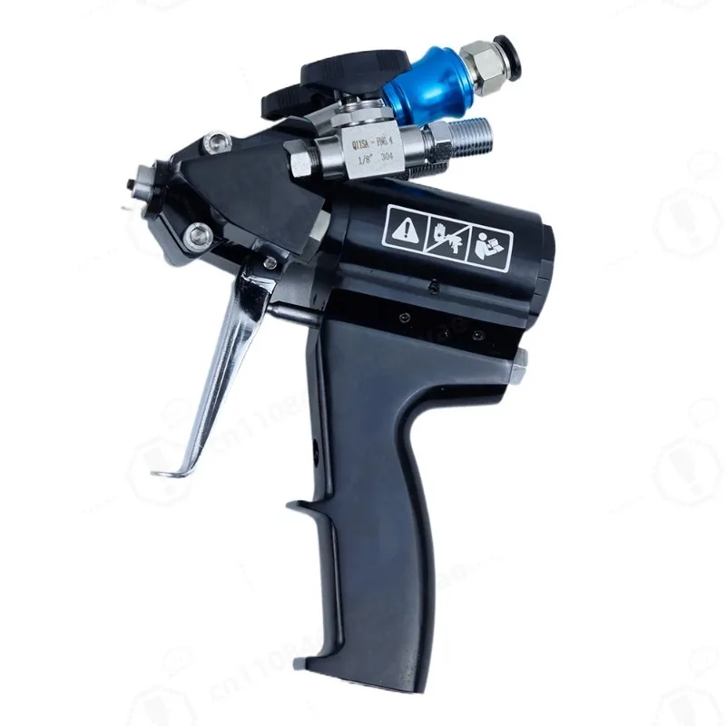 P2 High Pressure PU Foam Spray Gun 35Mpa Polyurethane Coating Sprayer 1.6MM Nozzle