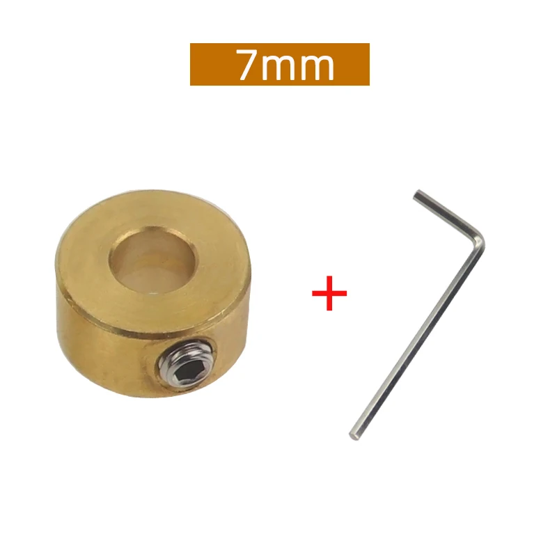 3-12mm Boor Gereedschap Messing Diepte Stop Kragen Ring Positioner Ring Met Inbussleutel Voor Houtbewerking boor Locator Gereedschap - afbeelding 1