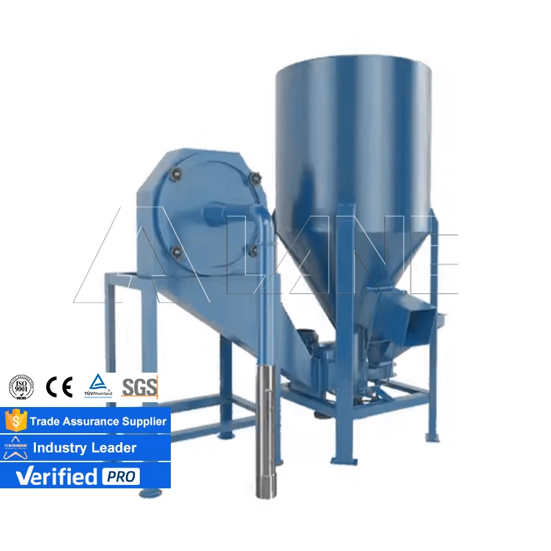 

LANE Mixer Machines Feed Animal Feed Crusher Machine Grinder Wood Chip Straw Animal Feed Crusher