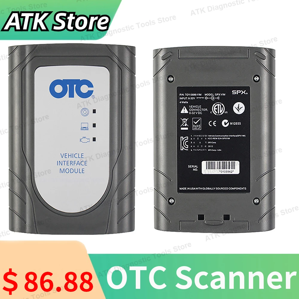 

For TOYOTA O-TC Latest V18.00.008 Global Techstream GTS O-T-C VIM OBD2 Scanner Multi-Languages OTC Scanner for Toyota IT3