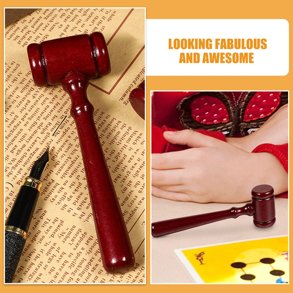 

2 Pcs Judge Hammer Gavel Party Decorations Costume Accessory Props Accessories Inflatable