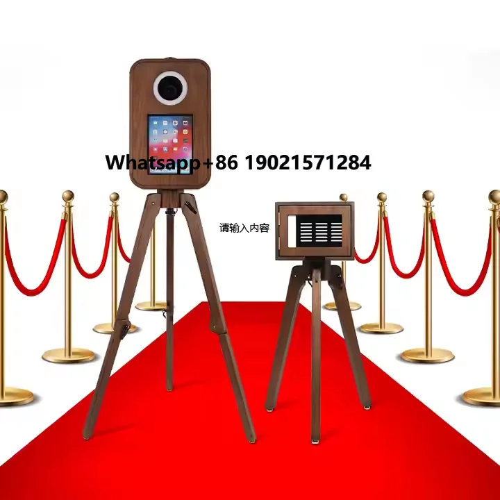 

Party Supplies Ipad Photo Booth Shell Handheld Salsa Mirror Photo Booth Portable Selfie Oval Ipad Dslr Pro 12.9 PhotoBooth Ipad