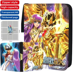 9 Pocket Saint Seiya Card Binder Collector Book Folder Zipper Anime Trading Game Card Album Holder Collector with 50 inner Pages