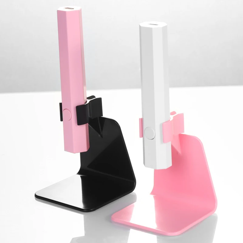 مسمار الفن الأشعة فوق البنفسجية LED مجفف صغير حامل مصباح حامل يده العلاج بالضوء قوس صالون لتقوم بها بنفسك أدوات تصميم مانيكير المحمولة #3